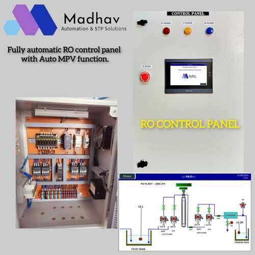 Ro Control Panel Three Phase - Base Material: Mild Steel