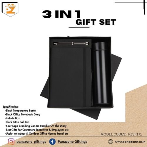 Black 3 In 1 Gift Set PZSR171