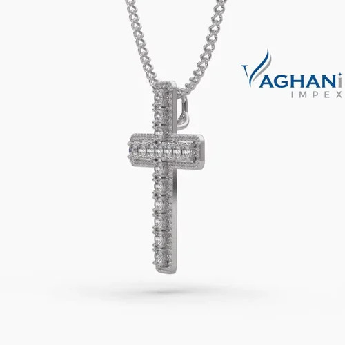 Diamonds Religious Gold Pendants