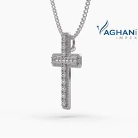 Diamonds Religious Gold Pendants