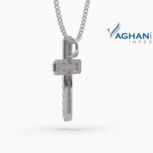 Diamonds Religious Gold Pendants