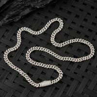 Men's Luxury 10 Carat Gold Chain - 66 Gm Weight, White Color | D-vvs Lab Grown Diamond, Round Stone Shape, Customizable Packaging