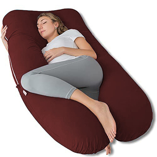 Soft Microfiber Filling Luxury U Shaped Maternity Pillow