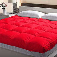 Red Jaipur Linen Mattress Topper