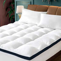 Jaipur Linen Quilted Mattress Topper - Fabric Type: Cotton