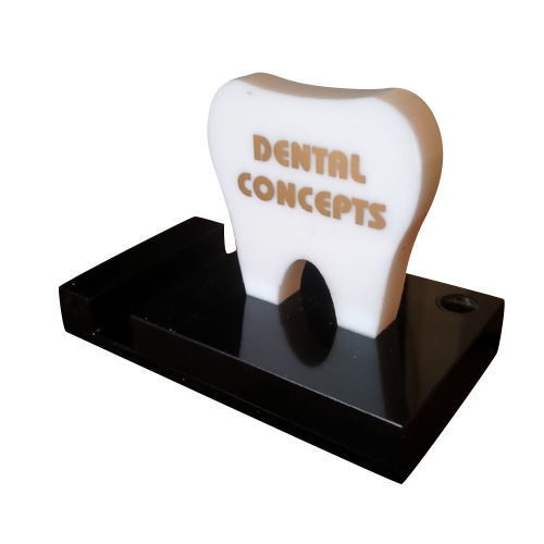 Black And White Dental Concepts Bussiness Gift