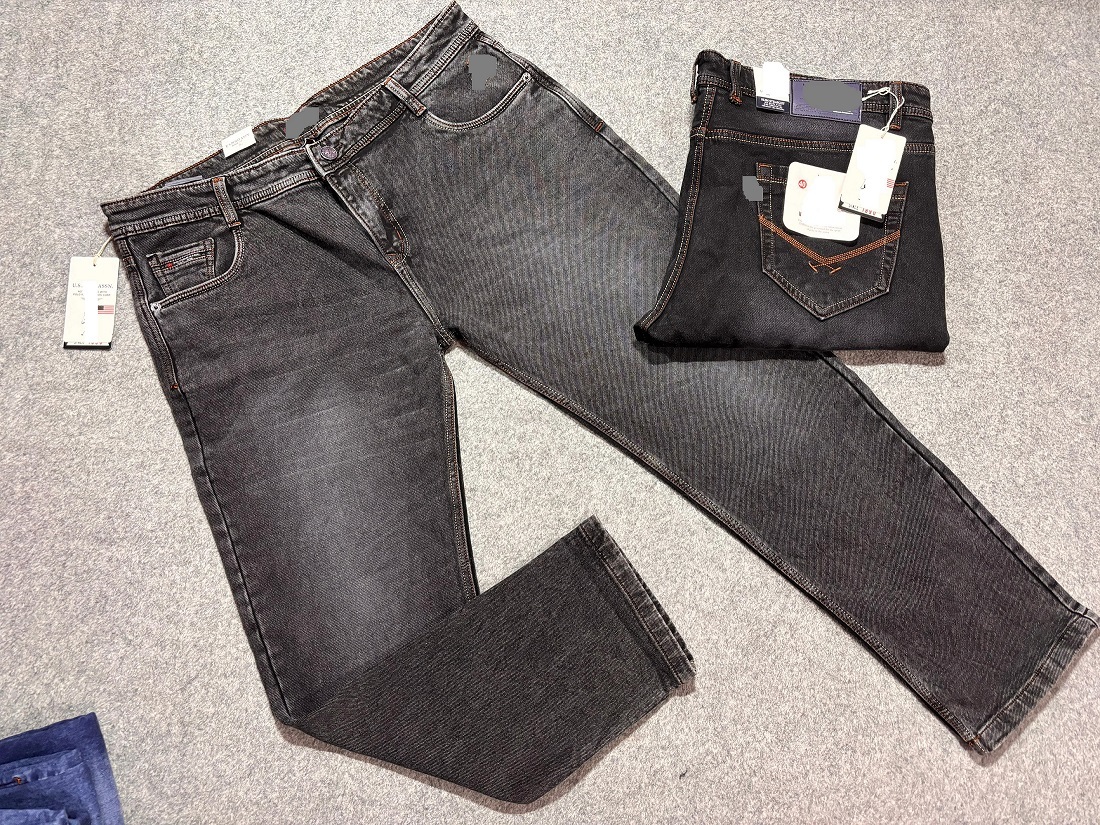 Branded Mens Heavy cotton knitted big size denim jeans