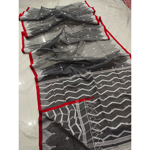 Handloom Maslin Jamdani Saree