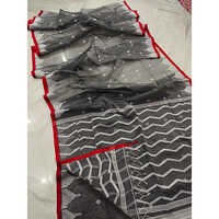 Handloom Maslin Jamdani Saree