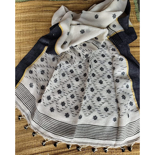 Linen Fabric Jamdani Saree