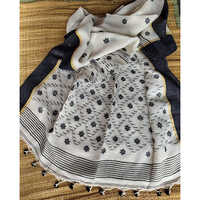 Linen Fabric Jamdani Saree