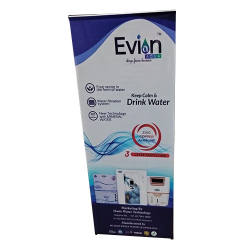 Metallic Roll Up Banner Stand - Design: Modern