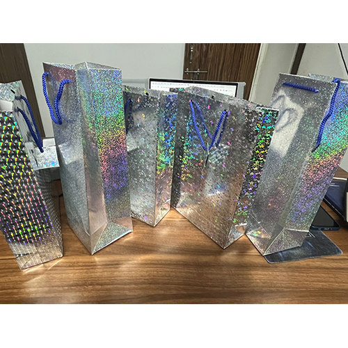 Holographic Paper Shopping Bag