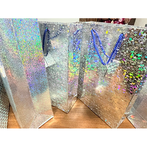 Holographic Paper Shopping Bag