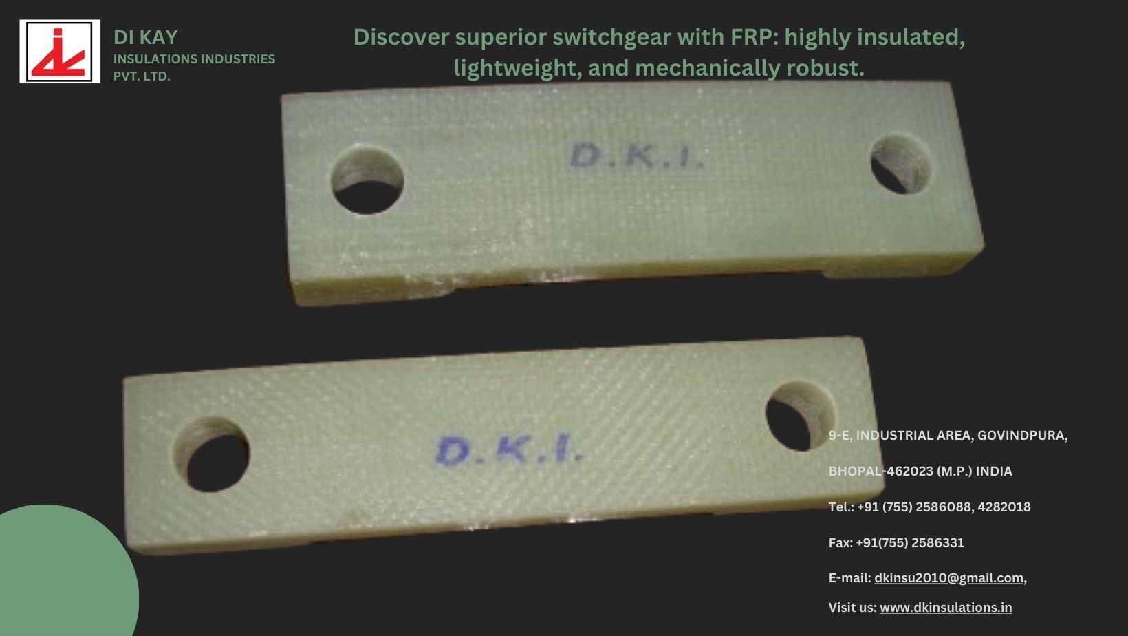 FRP COMPONENTS FOR SWITCHGEARS