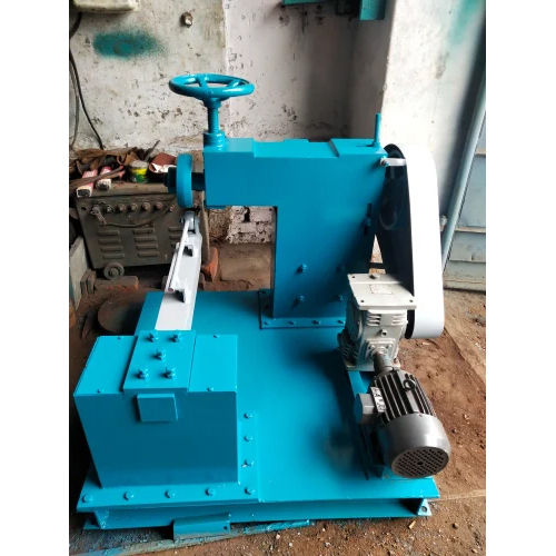 Blue Mild Steel Pawali Roll Machine