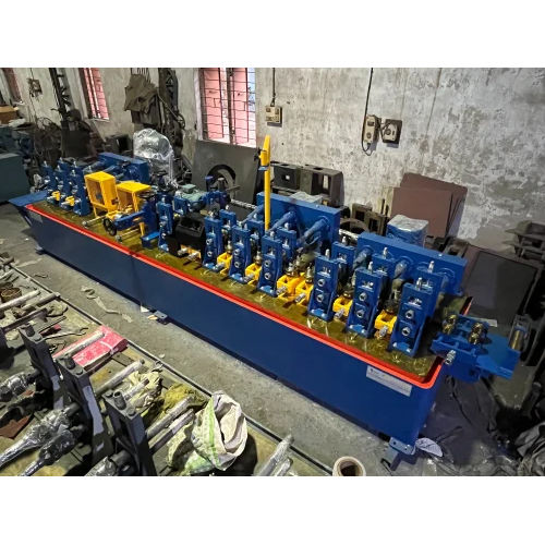 Blue Automatic Steel Pipe Making Machine