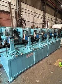 Square Metal Pipe Polishing Machine - Different Sizes Available | Automatic Grade, Blue Color, Warranty Included