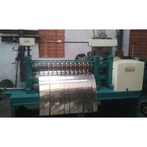 Green Automatic Slitting Machine For Metal Cutting