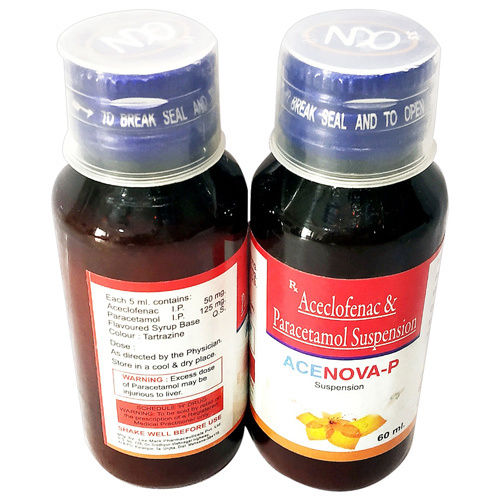 Liquid Aceclofenac Paracetamol Syrup