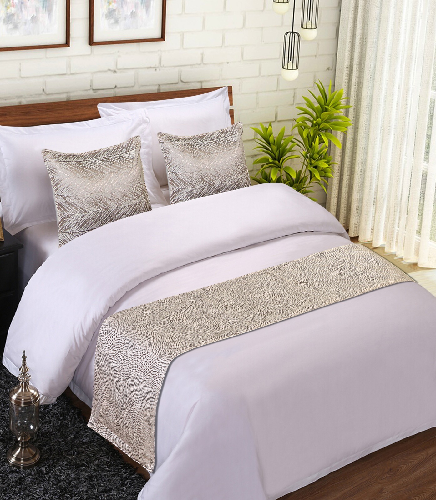 Jacquard Bed Runner