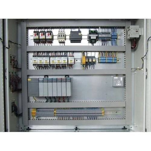 White Plc Control Panel