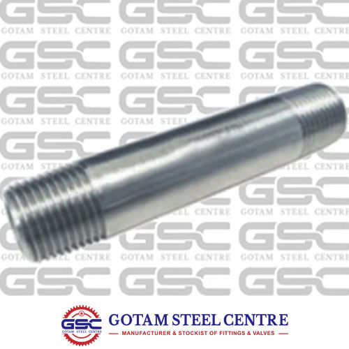 Silver Stainless Steel Pipe Nipple