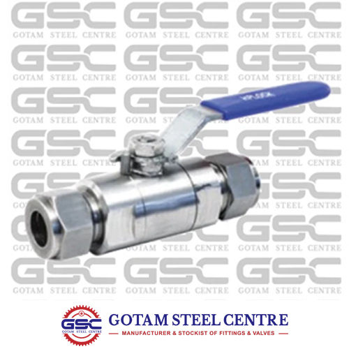 Silver Double Ferrule Ball Valve