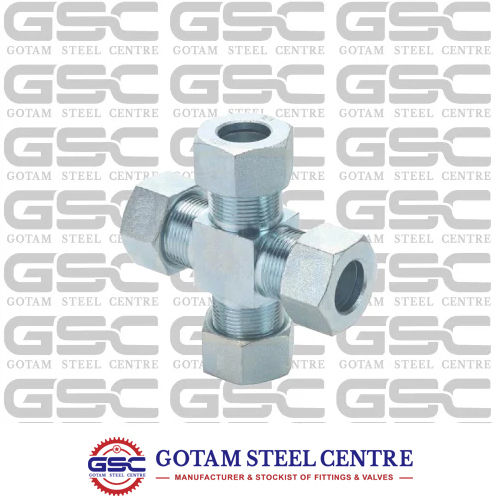 Silver Din 2353 Hydraulic Equal Cross