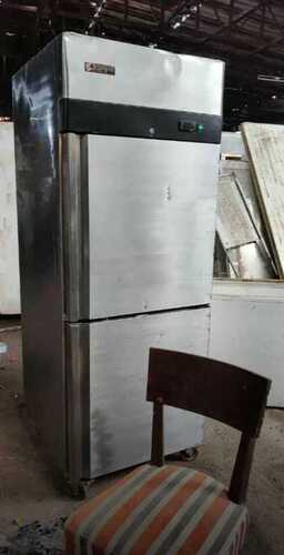 Commercial Silver Elanpro Stainless Steel Two Door Refrigerator