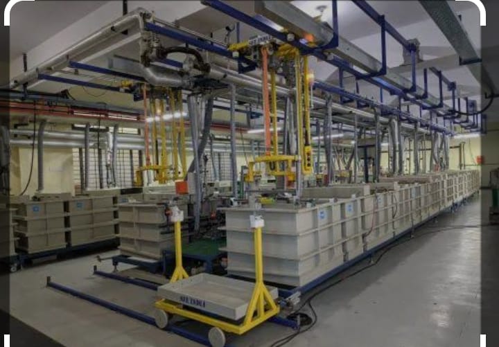 industrial electroplating plant