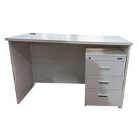 Wooden Office Table - Color: White