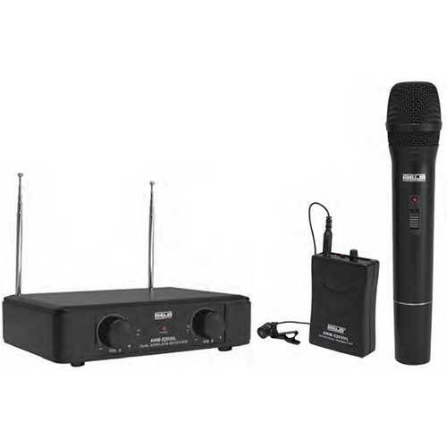 Black Awm 520Vhl Pa Wireless Microphones