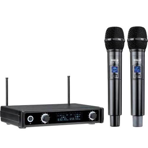 Black Awm 700U2 Pa Wireless Microphones