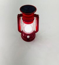 Solor Lalten Light Led Red Plastic - Body Material: Aluminum