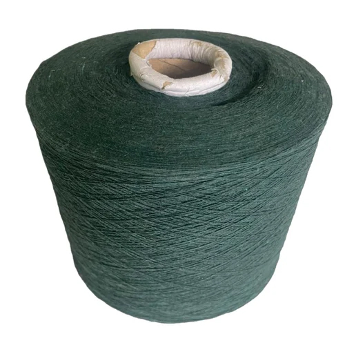 Green Dyed Cotton Yarn 