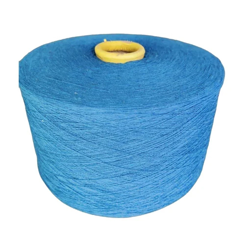 6S Blue Recycled Cotton Yarn