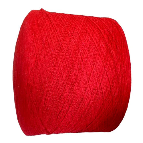 10s Red Cotton Yarn from Gupta Fibres 