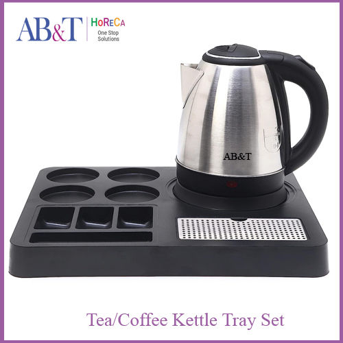 Welcome Tray and Tea Kettles