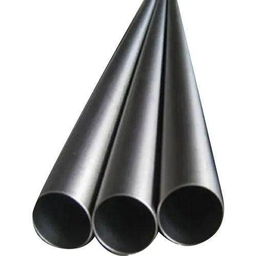 Silver Titanium Seamless Round Pipe