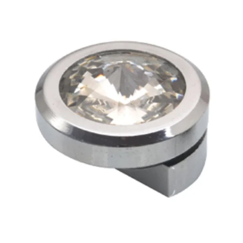 Brass Half Crystal Mirror Bracket