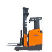 Orange-Black Electric Reach Truck