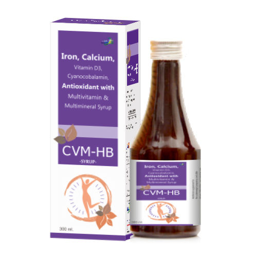 300 ML Iron Calcium Vitamin D3 Antioxidant With Multivitamin And Multimineral Syrup