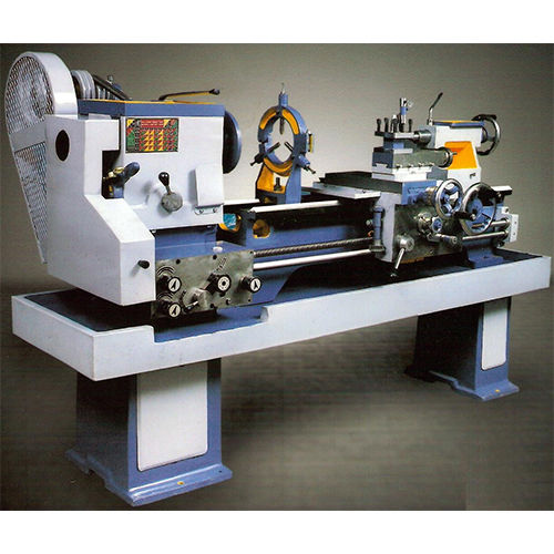 Blue Medium Duty Lathe Machine