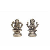 Durable Brass Lord Ganesha Laxmi Statue