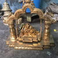 Durable Brass Radha Krishna Swing Statue