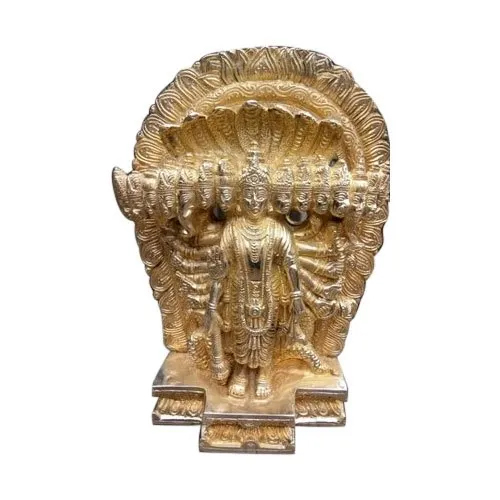 Brass Dashavtar Lord Vishnu Statue - Feature: Durable