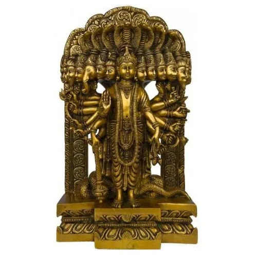 Durable Brass Lord Dashavtar Vishnu Statue