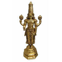 Easy To Clean Brass Lord Balaji Statue