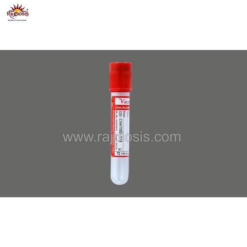 Red Clot Activator Tube Non Vacuum